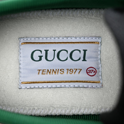 Gucci Canvas Web Womens 1977 Tennis Sneakers 37.5 Black 7 of 11