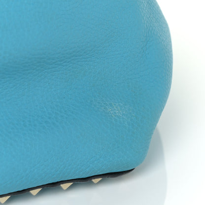Valentino Garavani Grained Calfskin Medium Rockstud Reversible Tote Parrot Light Cuir 18 of 19