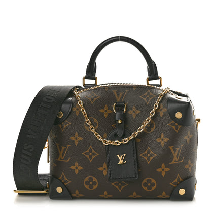 Louis Vuitton Monogram Petite Malle Souple Black 1 of 9