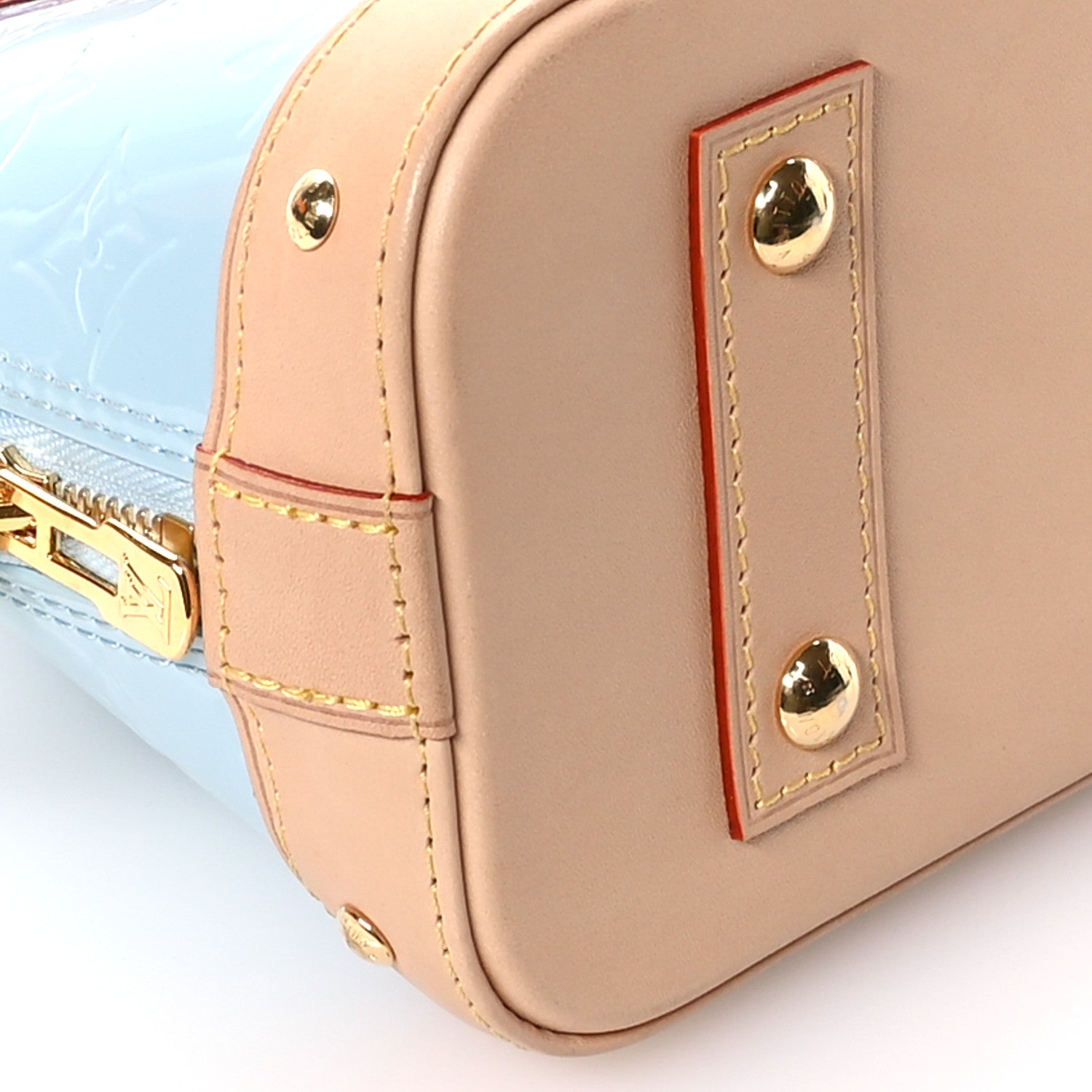 Louis Vuitton Vernis Hairclip Alma BB Sky 9 of 11