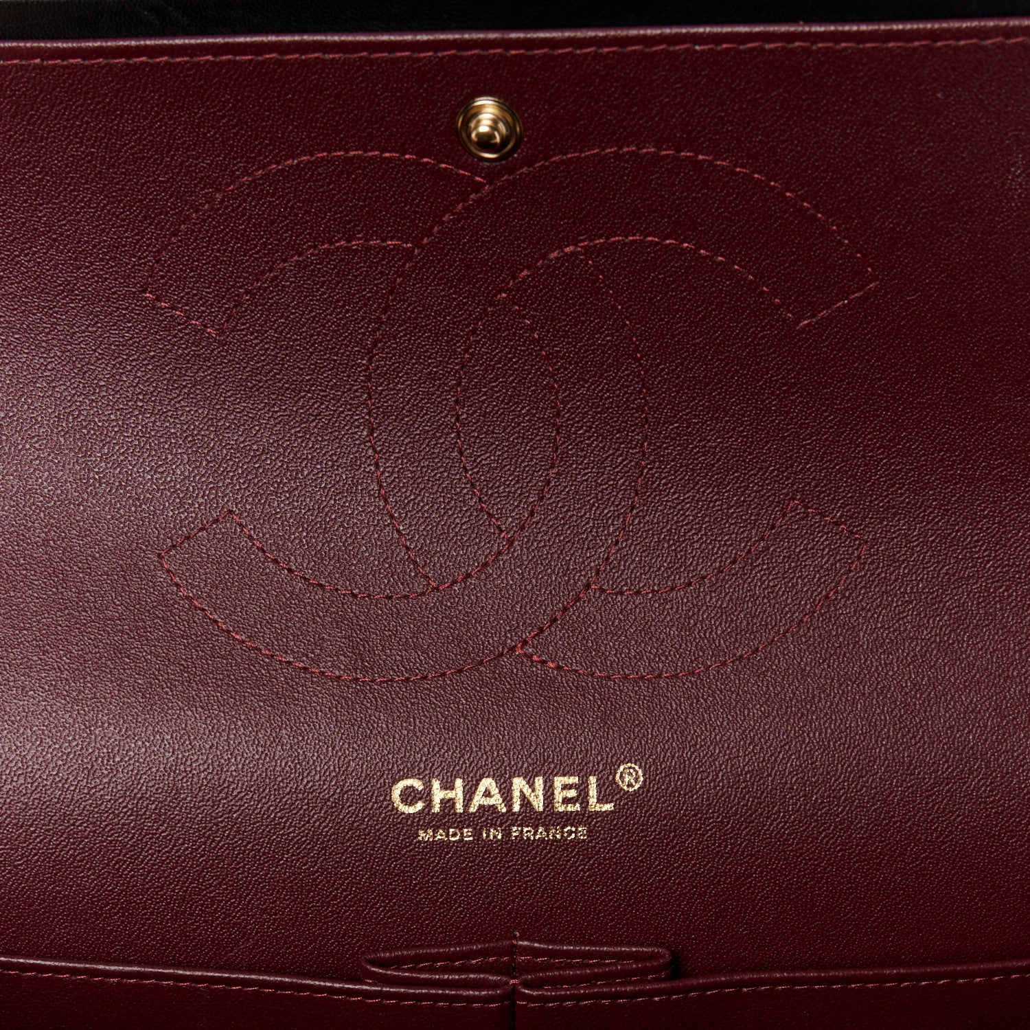 Chanel Lambskin Quilted Jumbo Double Flap Black 6 of 11