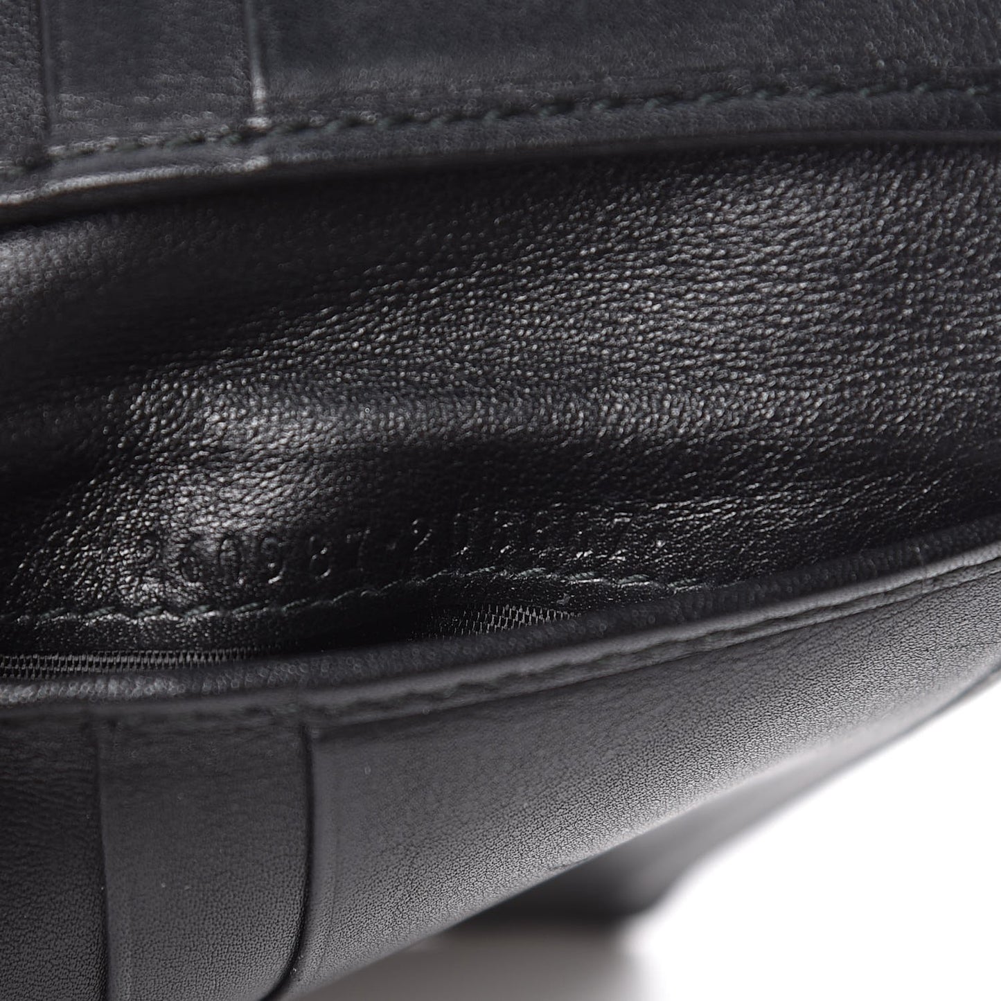 Microguccissima Bi-Fold Wallet Black