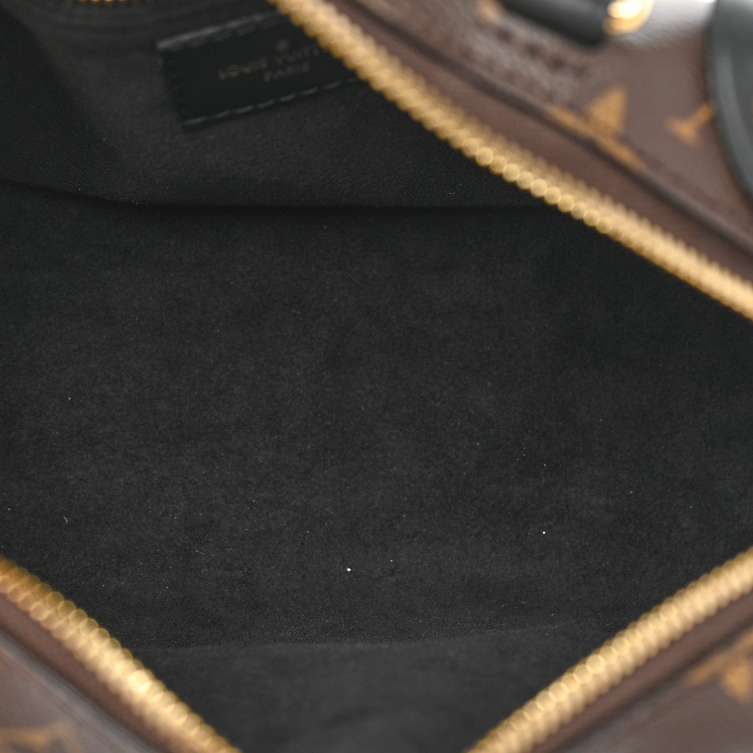 Louis Vuitton Monogram Petite Malle Souple Black 5 of 7