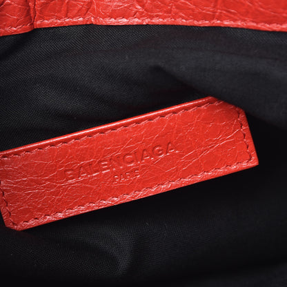 Balenciaga Agneau Arena Classic Hardware Medium Clip Rouge Tango 6 of 9