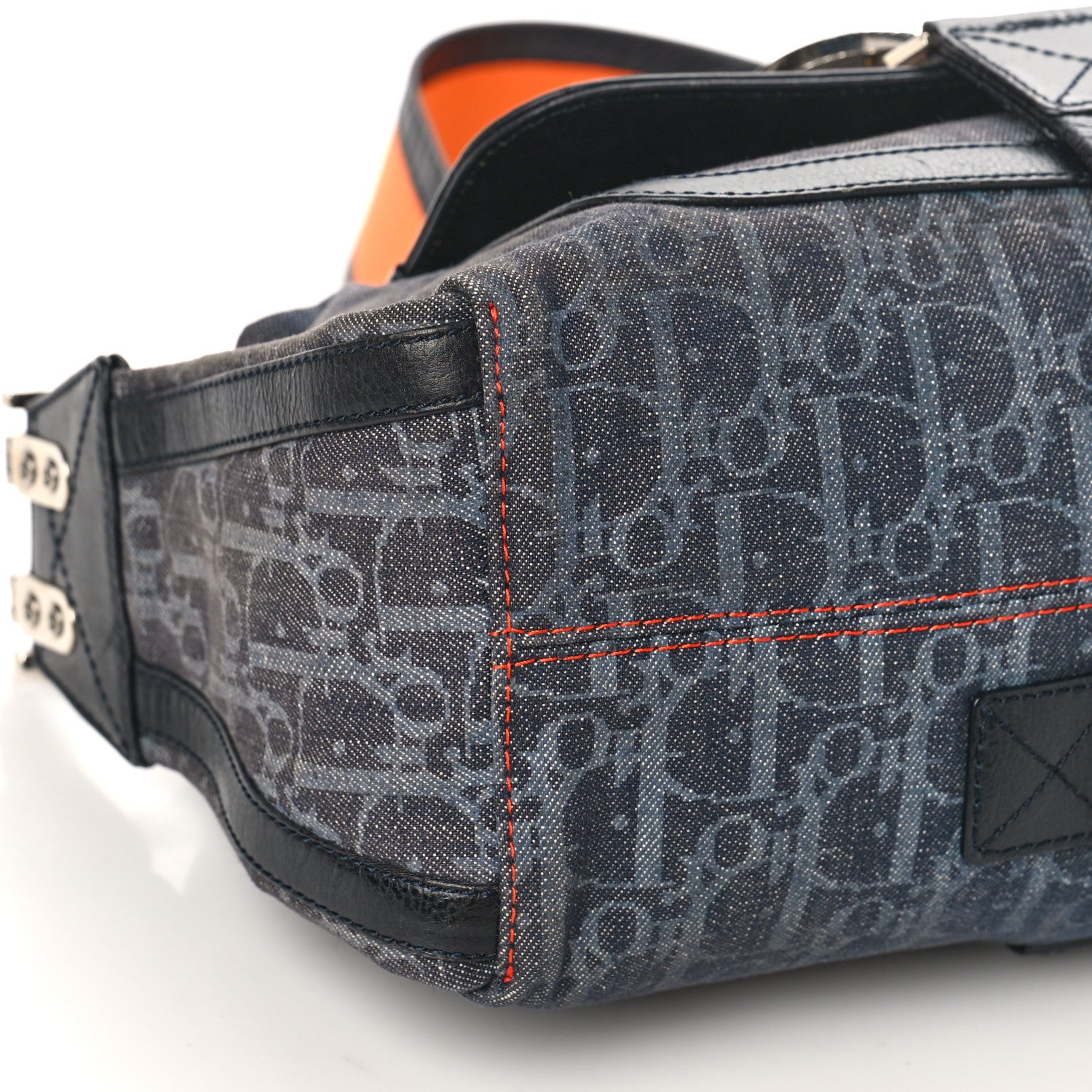 Christian Dior Monogram Flight East West Tote Blue 8 of 9