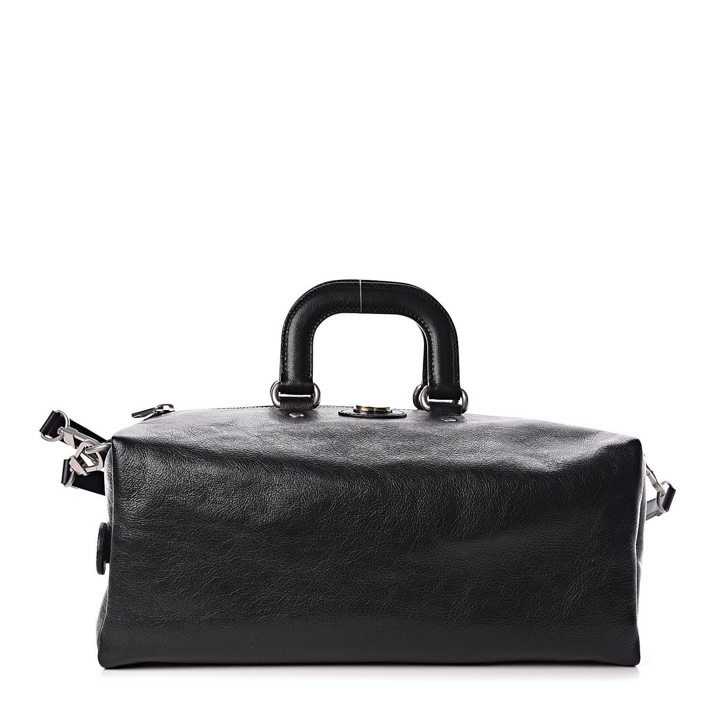 Fluffy Calfskin Morpheus Convertible Backpack Black