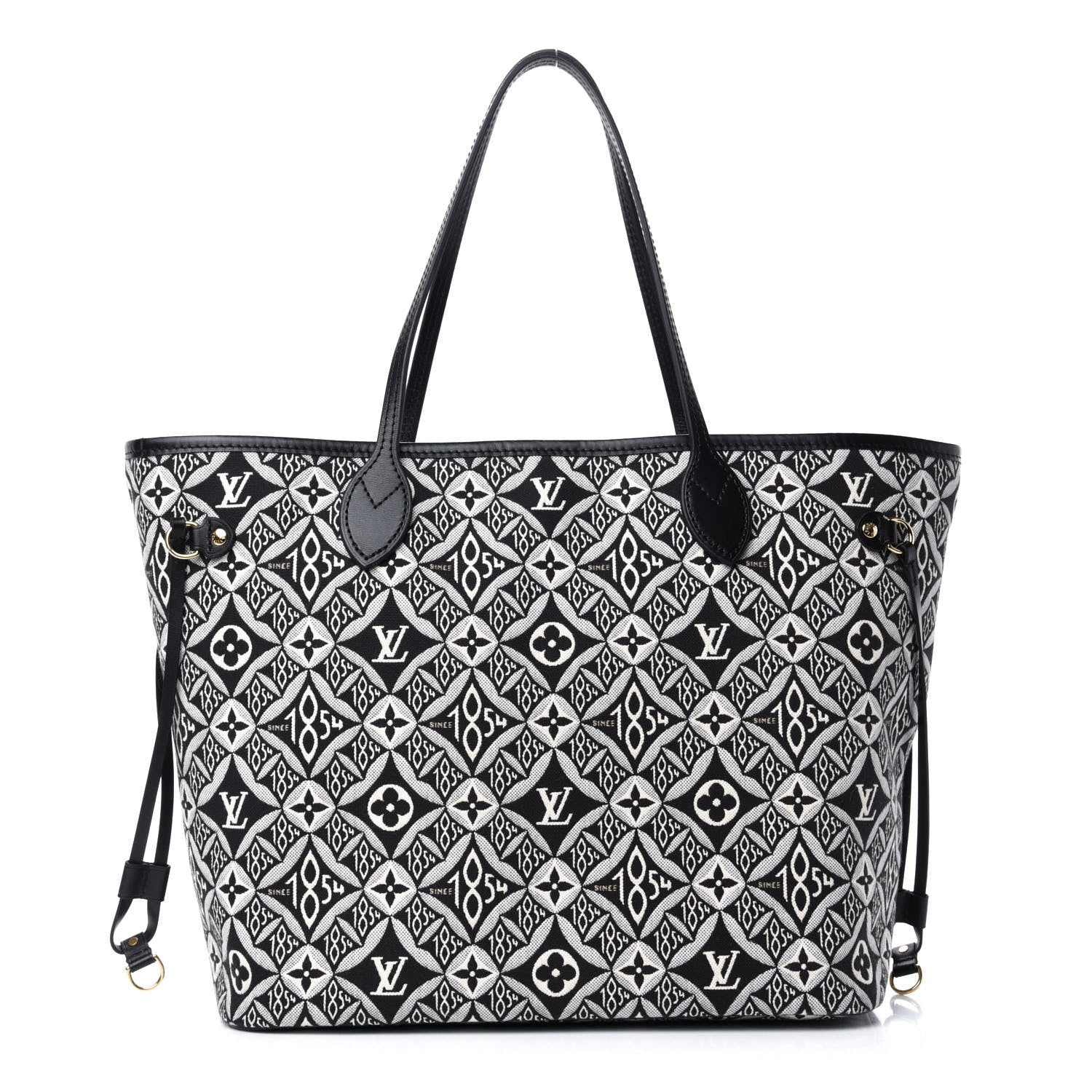 Louis Vuitton Jacquard Since 1854 Neverfull MM Grey 1 of 11