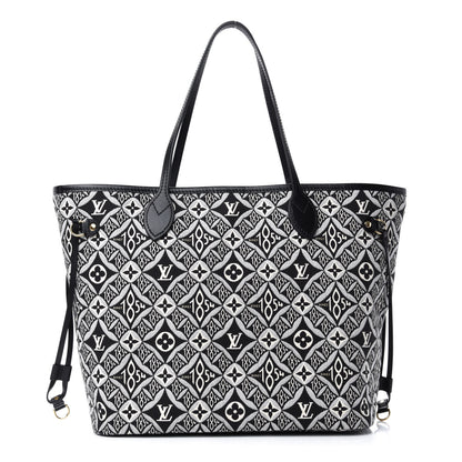 Louis Vuitton Jacquard Since 1854 Neverfull MM Grey 1 of 11