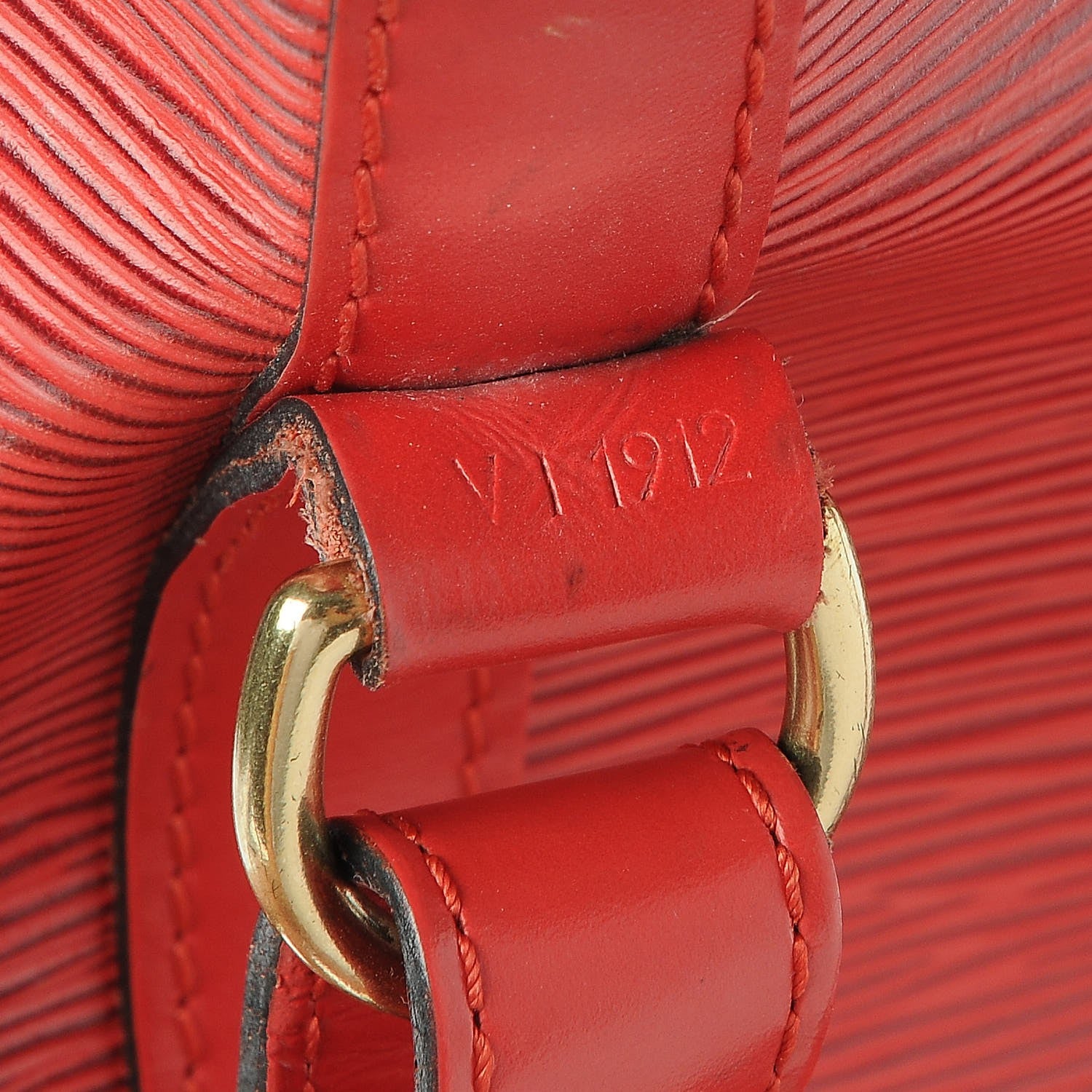 Louis Vuitton Epi Noe Castillan Red 6 of 7