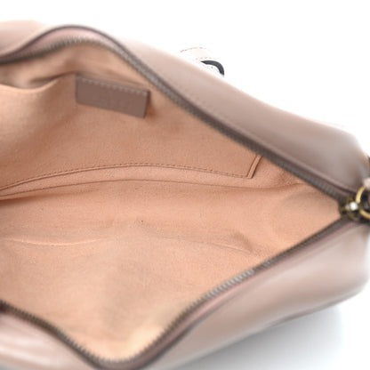 Gucci Calfskin Matelasse Small GG Marmont Chain Shoulder Bag Porcelain Rose 5 of 10