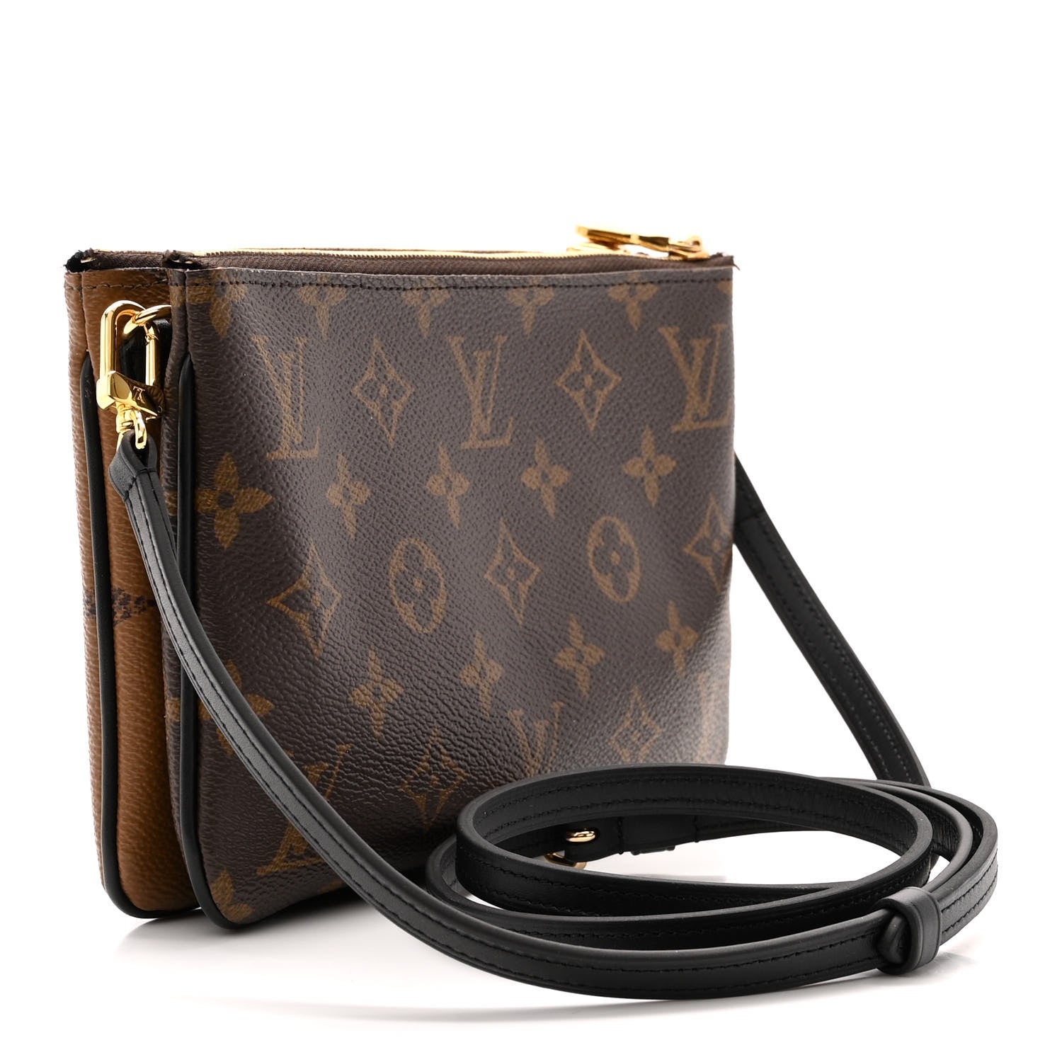 Louis Vuitton Reverse Monogram Giant Double Zip Pochette 3 of 11