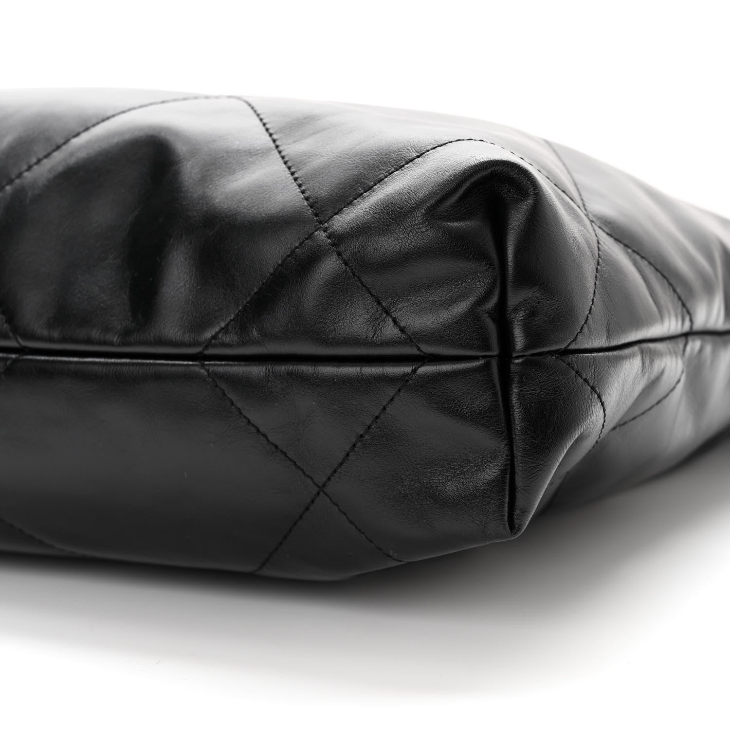 Chanel Shiny Calfskin Quilted Small Chanel 22 Black 11 of 11