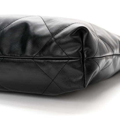 Chanel Shiny Calfskin Quilted Small Chanel 22 Black 11 of 11