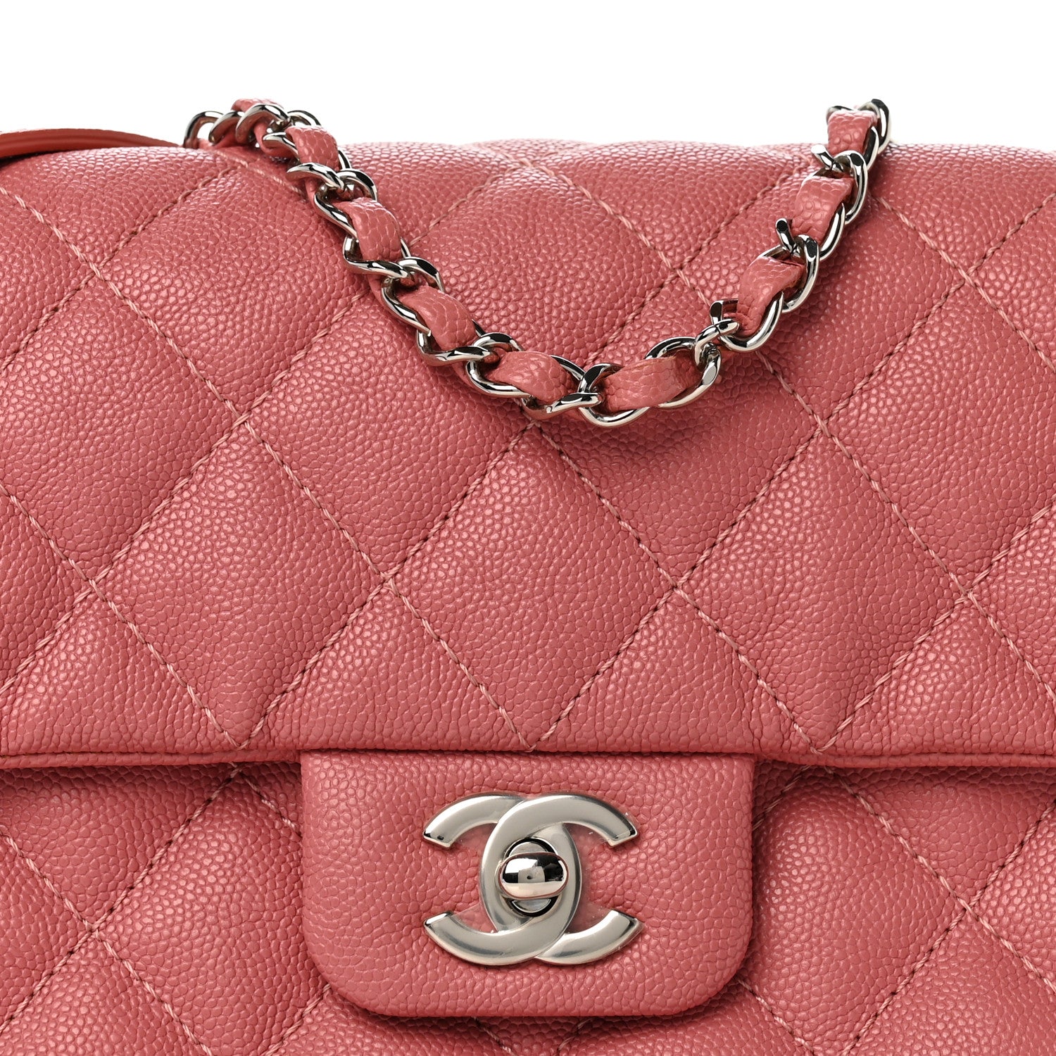 Chanel Caviar Quilted Medium Urban Companion Flap Pink 8 of 11