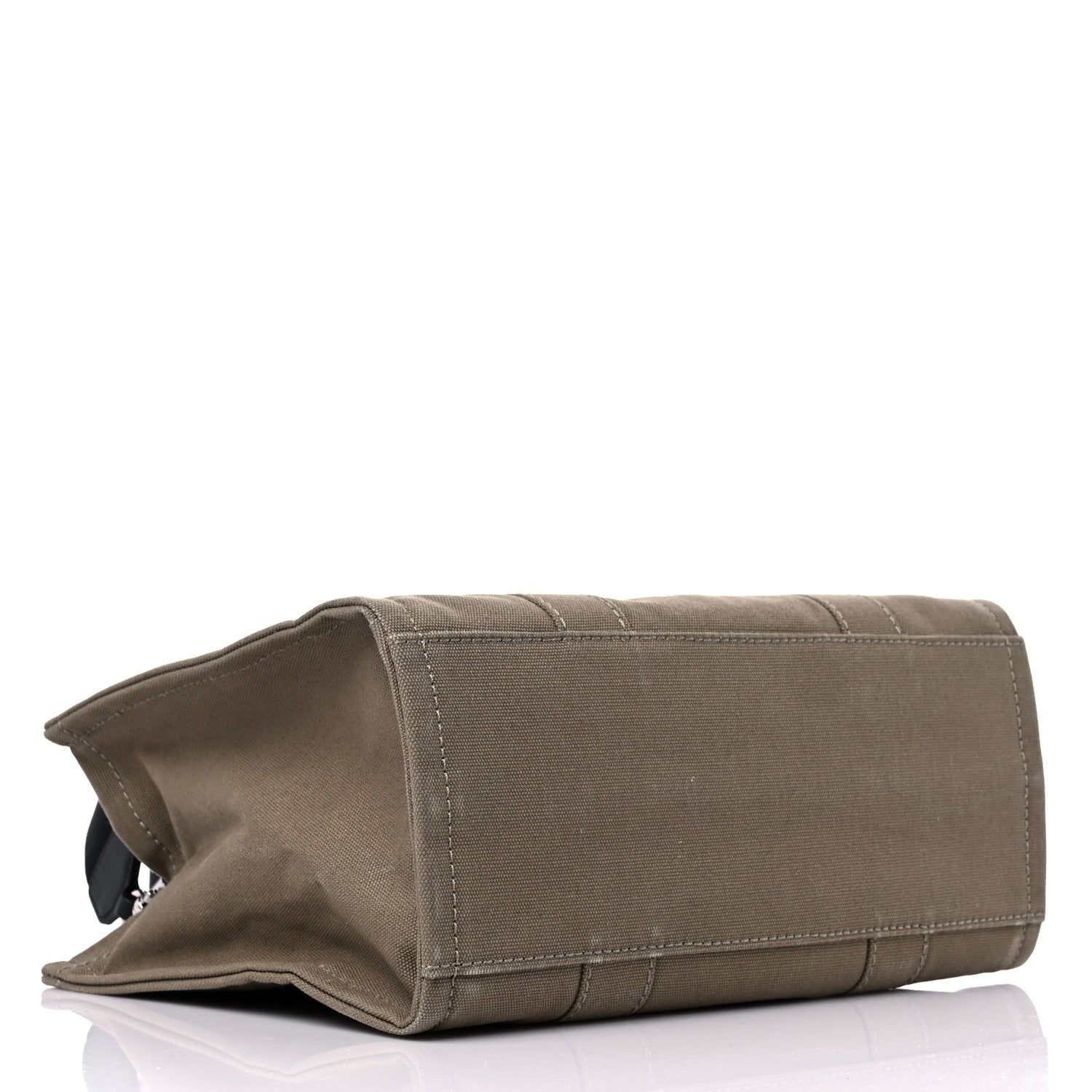 Marc Jacobs Cotton Canvas Medium The Traveler Tote Bag Slate Green 4 of 11