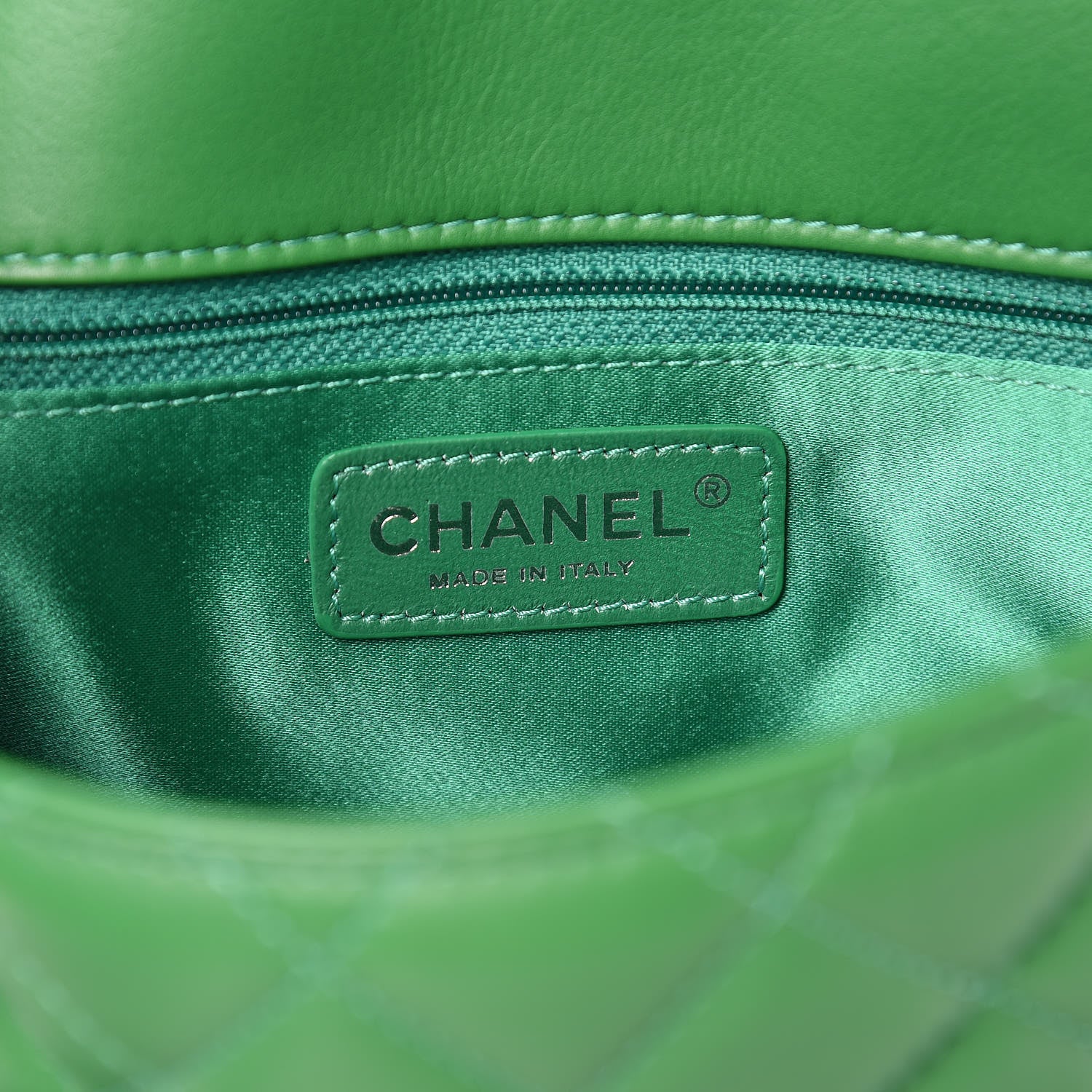 Chanel Calfskin Quilted Tender Touch Flap Bag Green 6 of 10