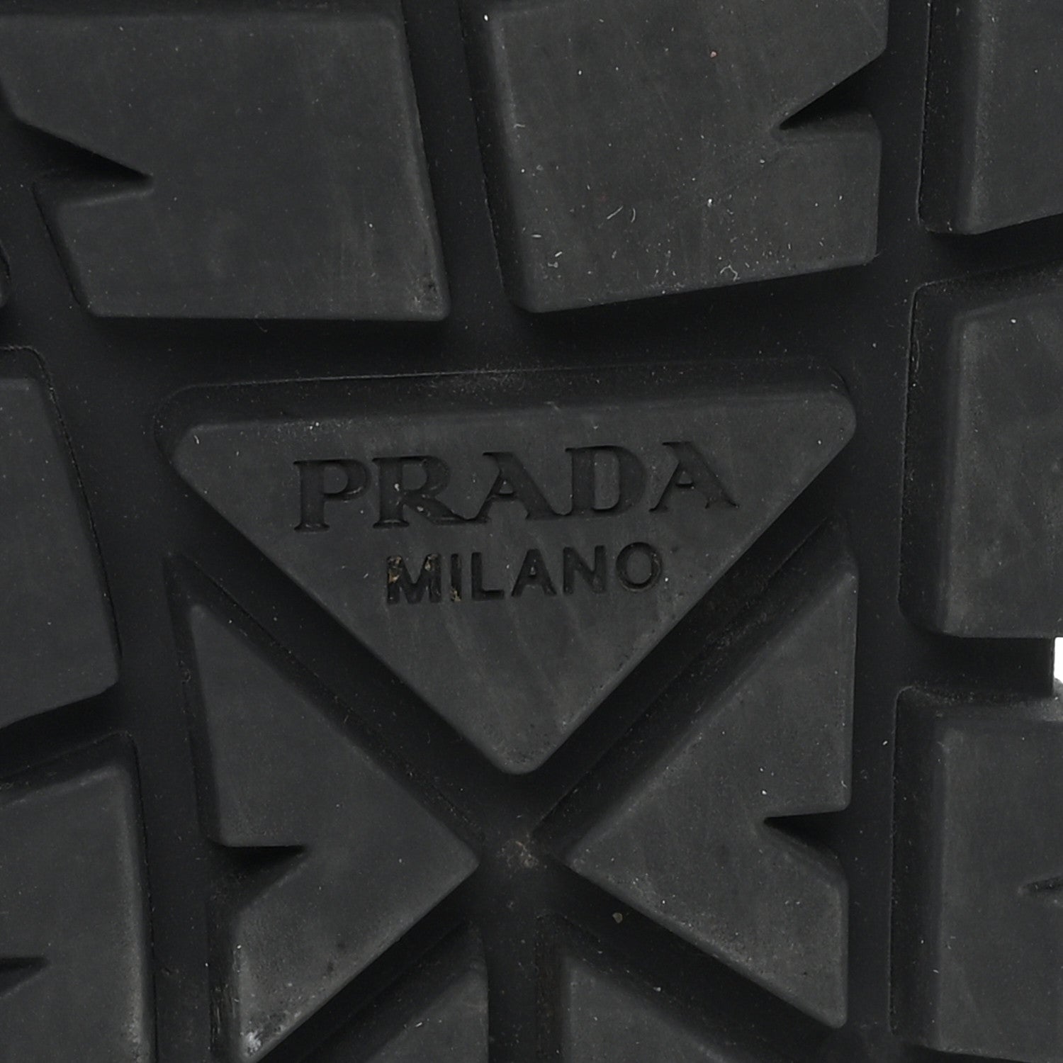 Prada Paillettes Triangle Logo Double Wheel 50mm Sneakers 37 Black 7 of 10