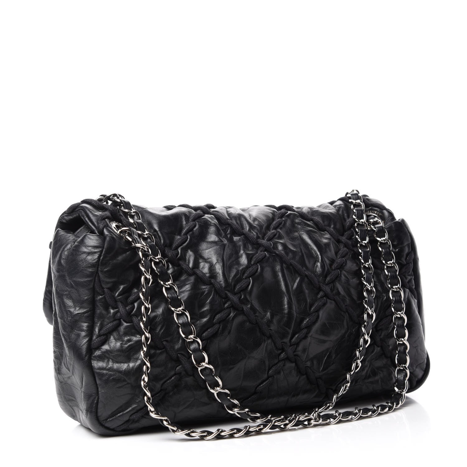 Chanel Calfskin Medium Ultra Stitch Flap Black 3 of 10
