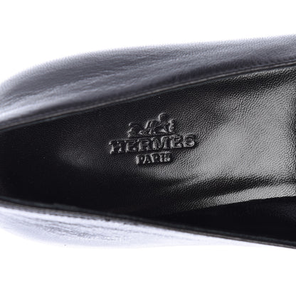 Hermes Goatskin Subtil Ballet Flats 37 Black 7 of 8