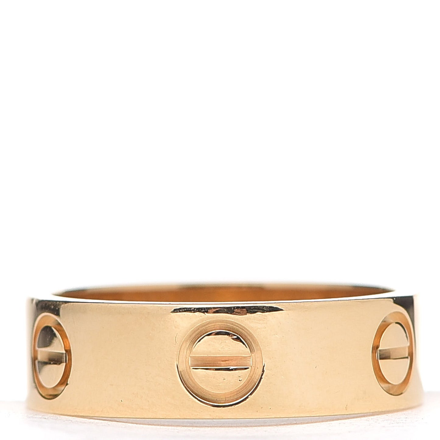 18K Yellow Gold 5.5mm LOVE Ring 52 6