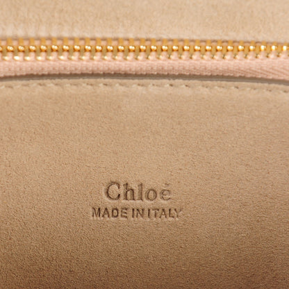 Chloe Calfskin Diamond Embossed Medium Faye Shoulder Bag Black 6 of 8