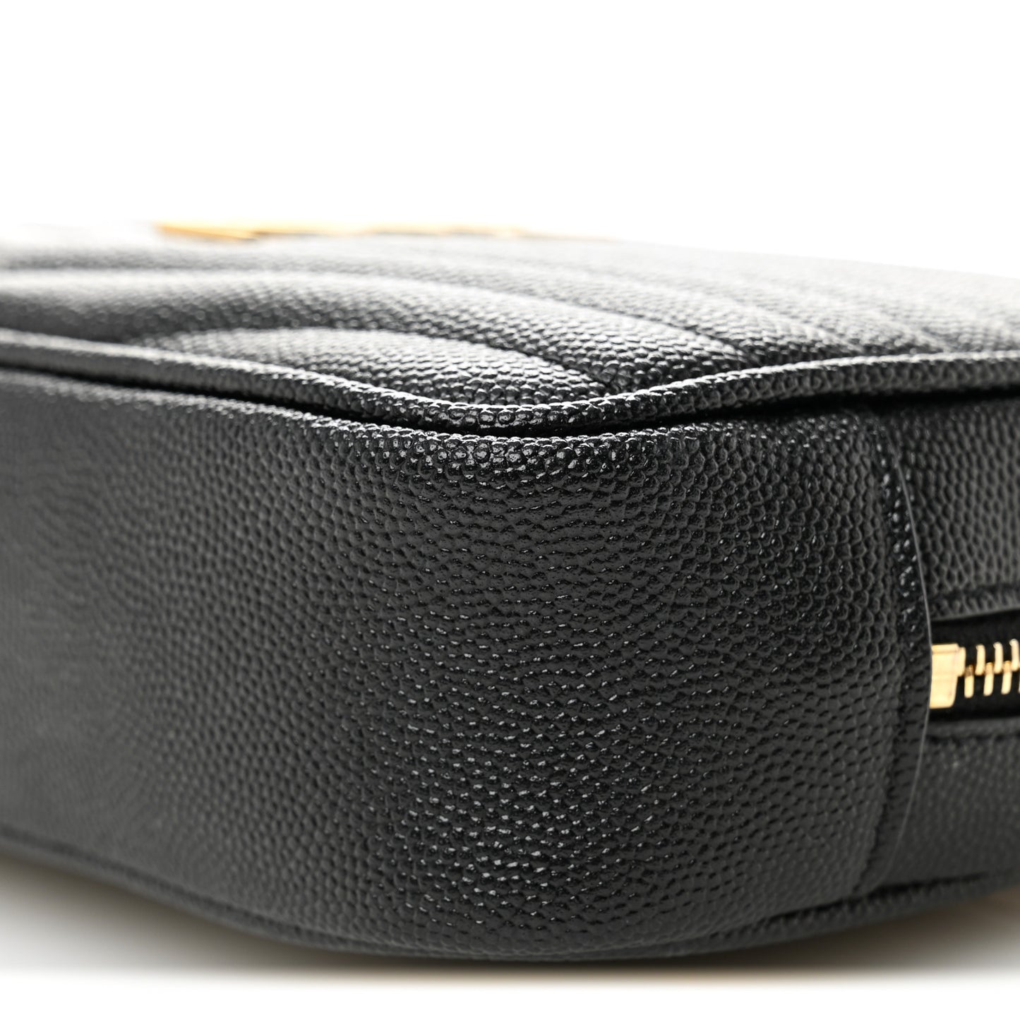 Grain De Poudre Matelasse Monogram Mini Lou Camera Bag Black