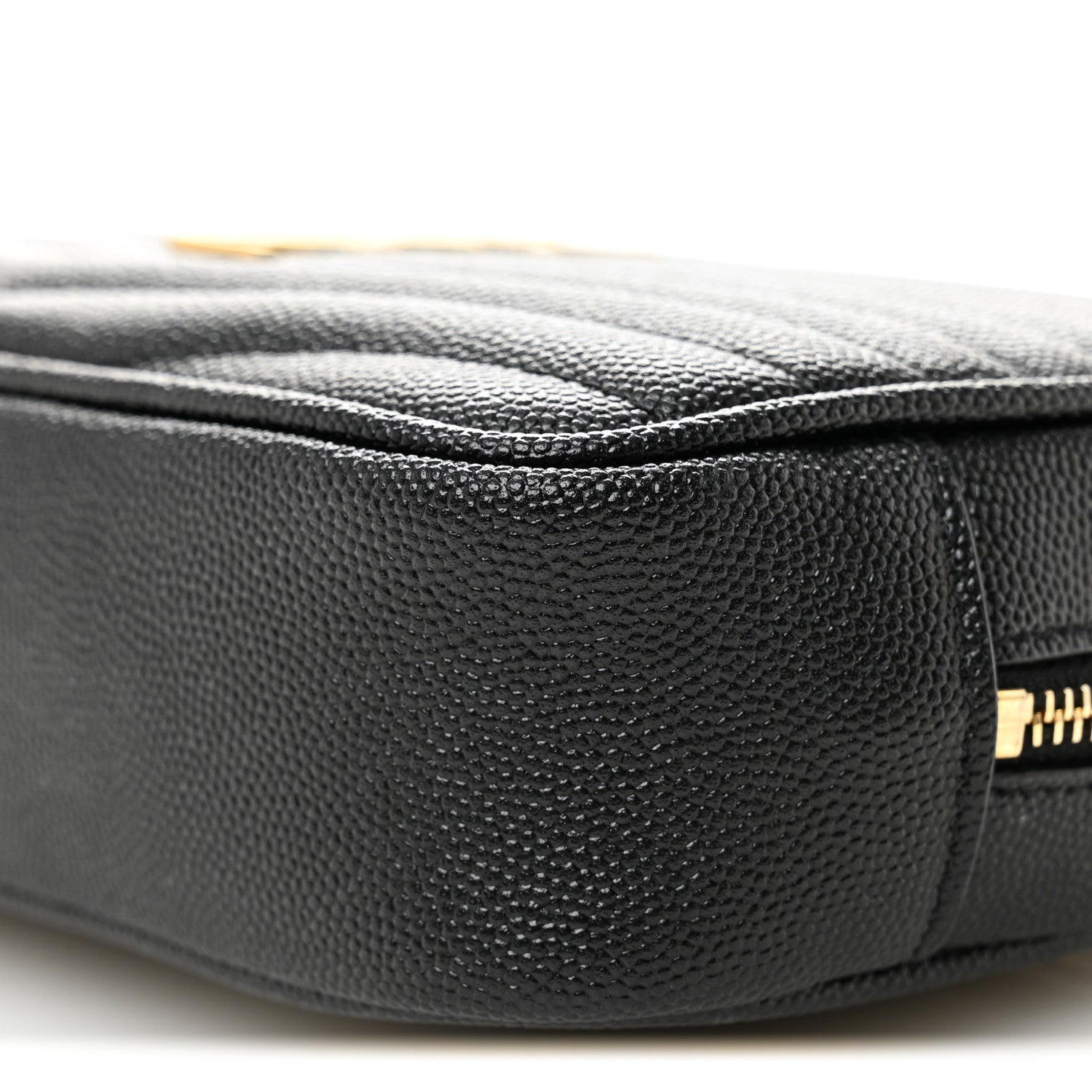 Saint Laurent Grain De Poudre Matelasse Monogram Mini Lou Camera Bag Black 10 of 11