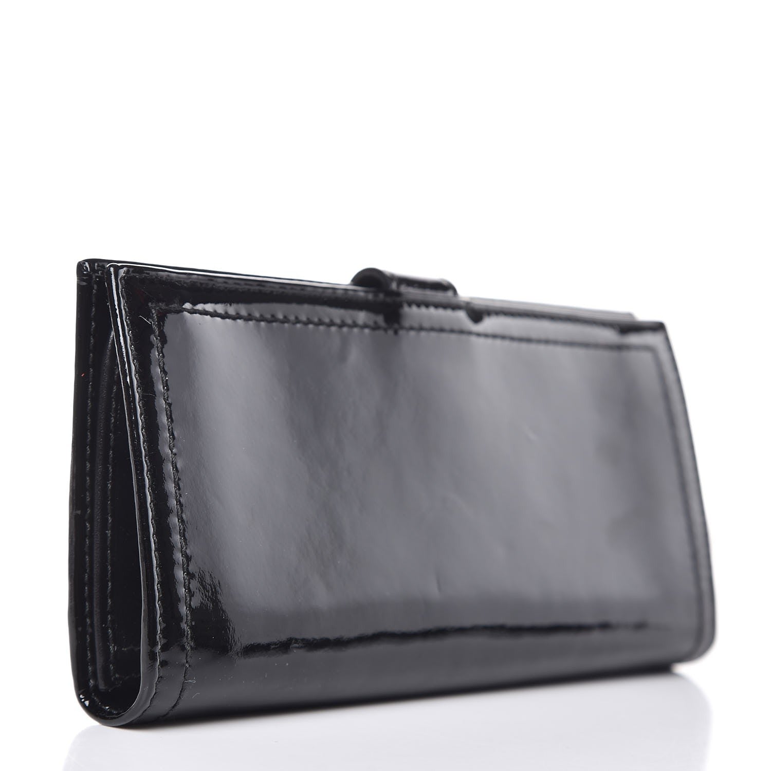 Gucci Patent Hysteria Continental Wallet Black 3 of 9