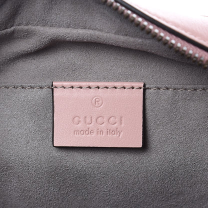 Gucci Calfskin Matelasse Small GG Marmont Chain Shoulder Bag Perfect Pink 6 of 10