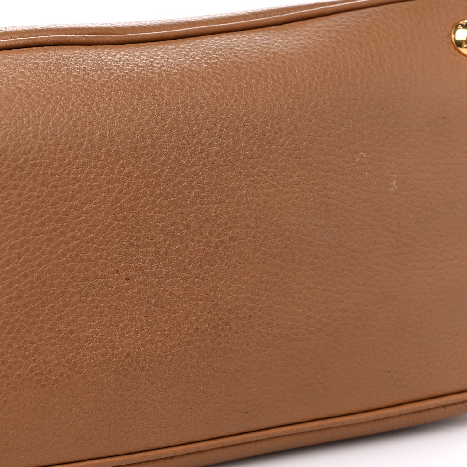 Prada Vitello Daino Flap Shoulder Bag Caramel 12 of 14