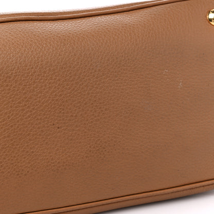 Prada Vitello Daino Flap Shoulder Bag Caramel 12 of 14