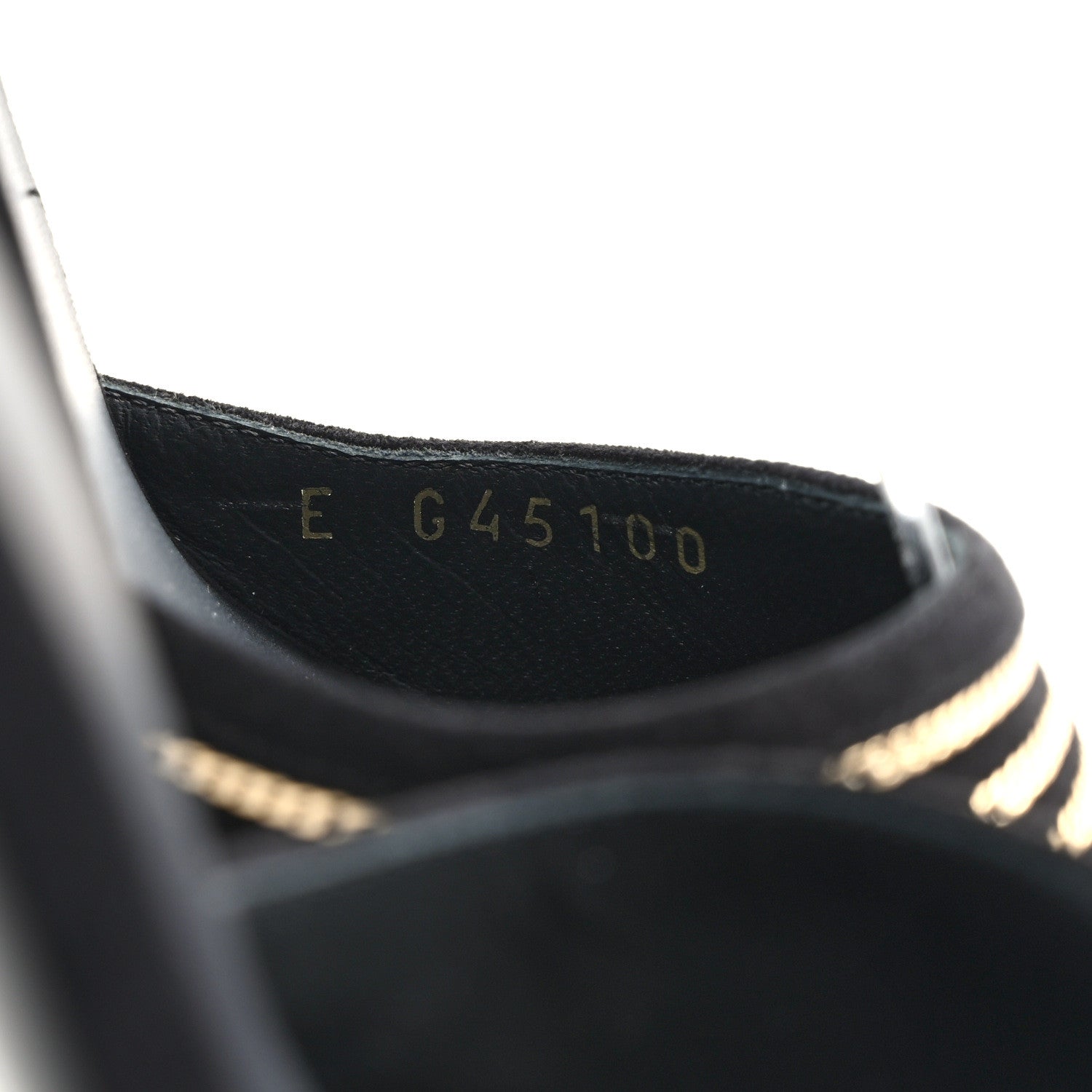 Chanel Suede Kidskin Chain Sandals 38 Black 8 of 9