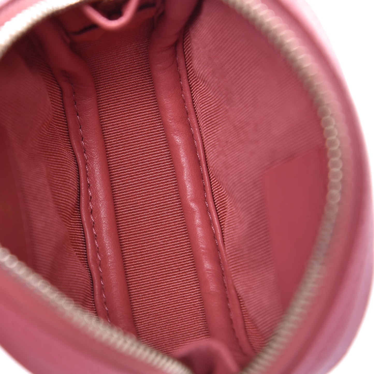 Caviar Quilted Zip Around Classic Coin Purse Pink