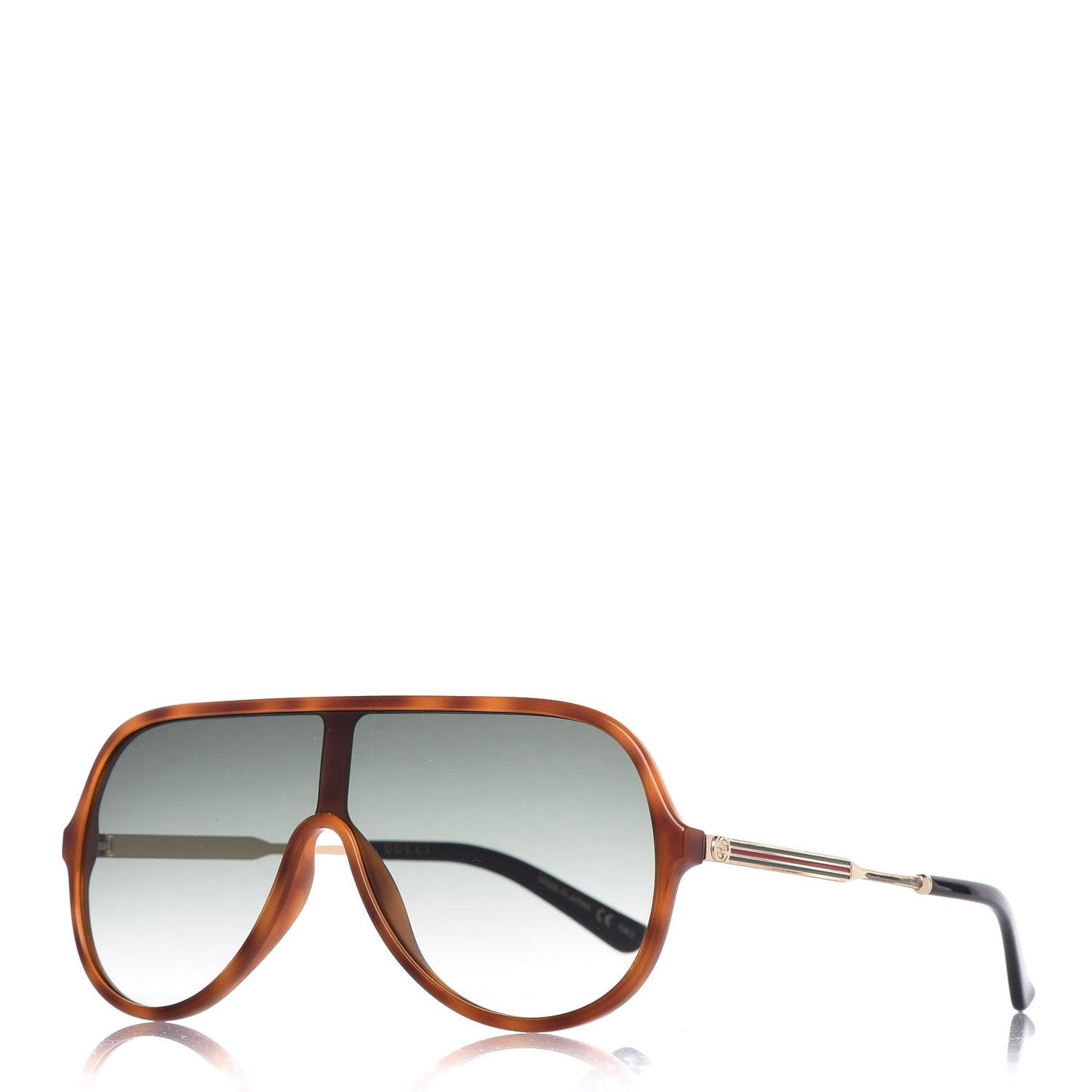 Shield Sunglasses GG0199S Tortoiseshell