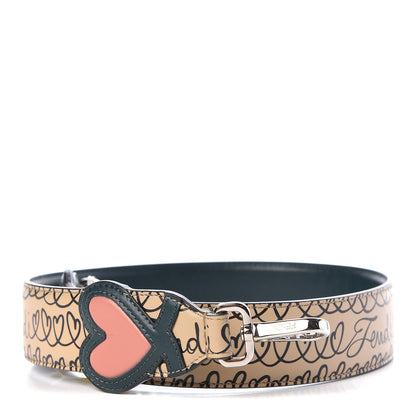 Fendi Calfskin Open Your Heart Strap You Amido Amazzonia Multicolor 1 of 5