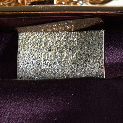 Gucci Python Tom Ford Dragon Clutch Silver 7 of 7