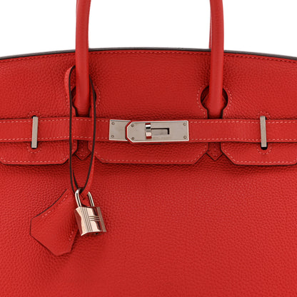 Hermes Togo Birkin 30 Rouge Pivoine 8 of 10