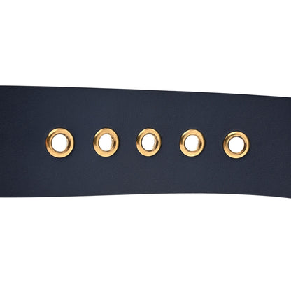 Christian Dior Calfskin Diorquake Belt 80 32 Blue 5 of 6