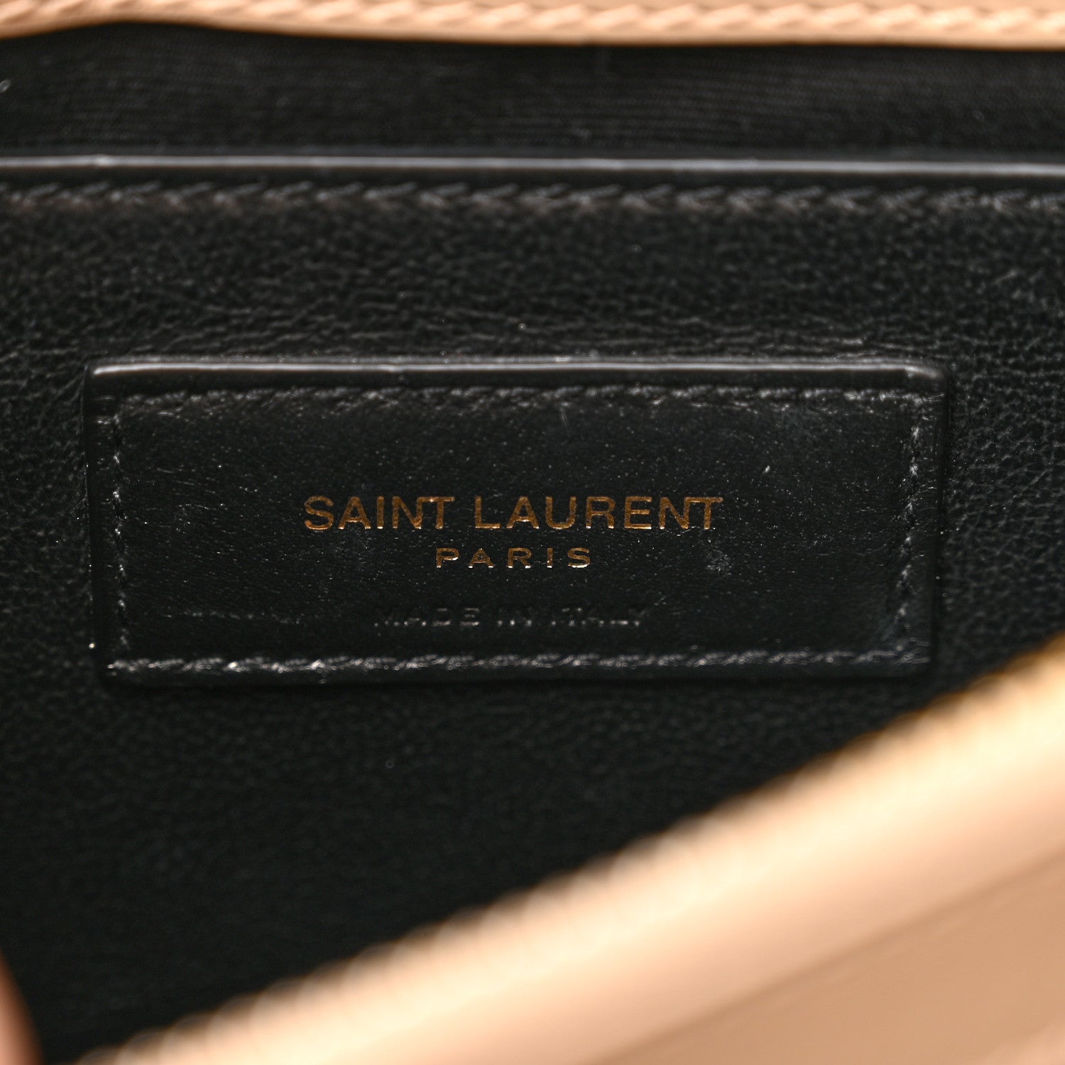 Saint Laurent Calfskin Y Quilted Monogram Small Loulou Chain Satchel Dark Beige 7 of 17