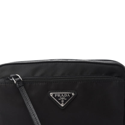 Prada Tessuto Nylon Saffiano Belt Bag Black 11 of 11