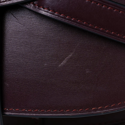 Loewe Calfskin Small Metal Gate Crossbody Bag Oxblood 9 of 10