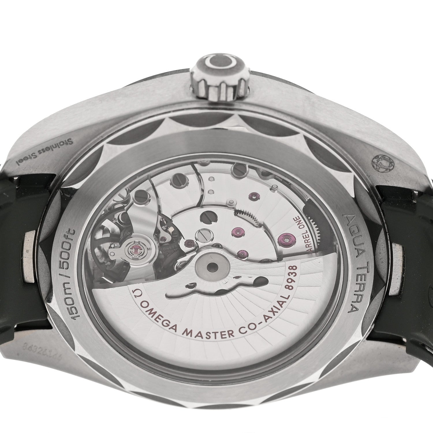 Omega Stainless Steel Rubber 43mm Seamaster Aqua Terra World Time Chronometer Automatic Watch Green 220.30.43.22.10.001 4 of 5