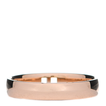 Hermes 18K Rose Gold Diamond Ever Herakles Wedding Band Ring 55 7.25 3 of 5