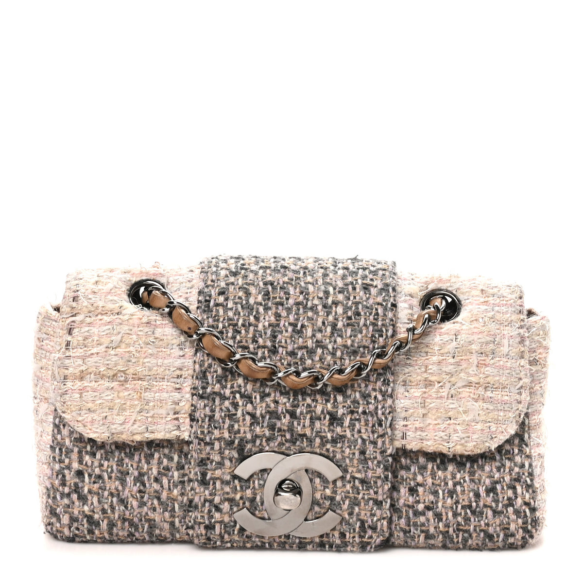 Tweed Small Fantasy Flap Grey