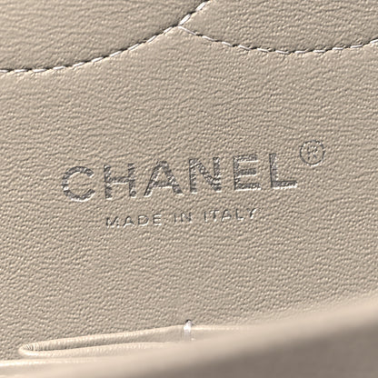 Chanel Iridescent Caviar Quilted Jumbo Double Flap Grey 6 of 10