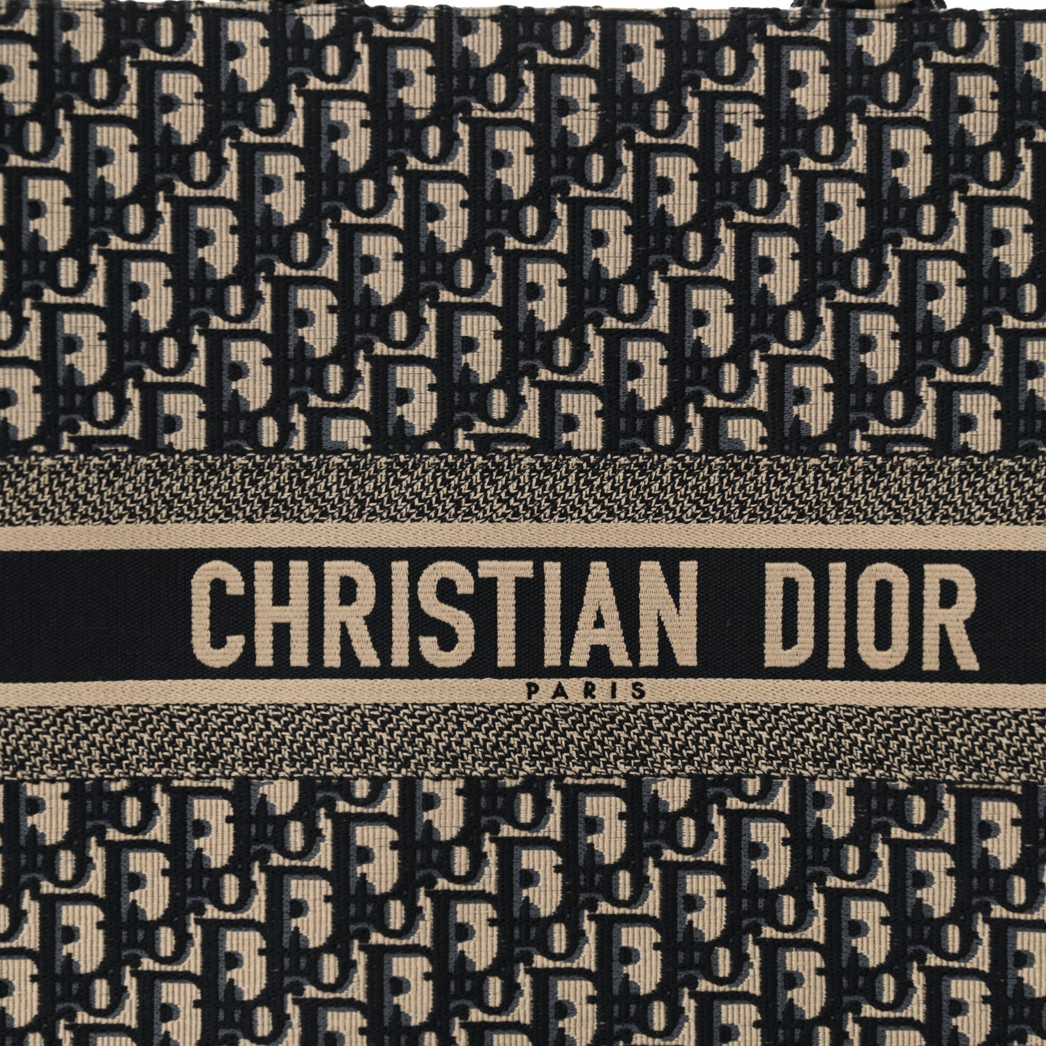 Christian Dior Oblique Large Book Tote Blue Multicolor 8 of 14