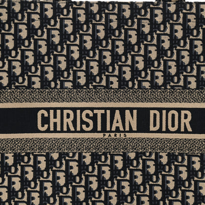 Christian Dior Oblique Large Book Tote Blue Multicolor 8 of 14