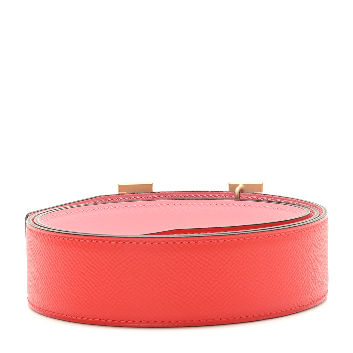 Epsom 42mm Constance H Belt 95 38 Rouge Casaque Rose Confetti