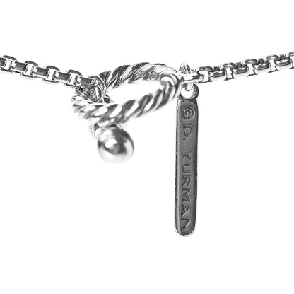 David Yurman Sterling Silver Bijoux Bead Chain Necklace 4 of 4