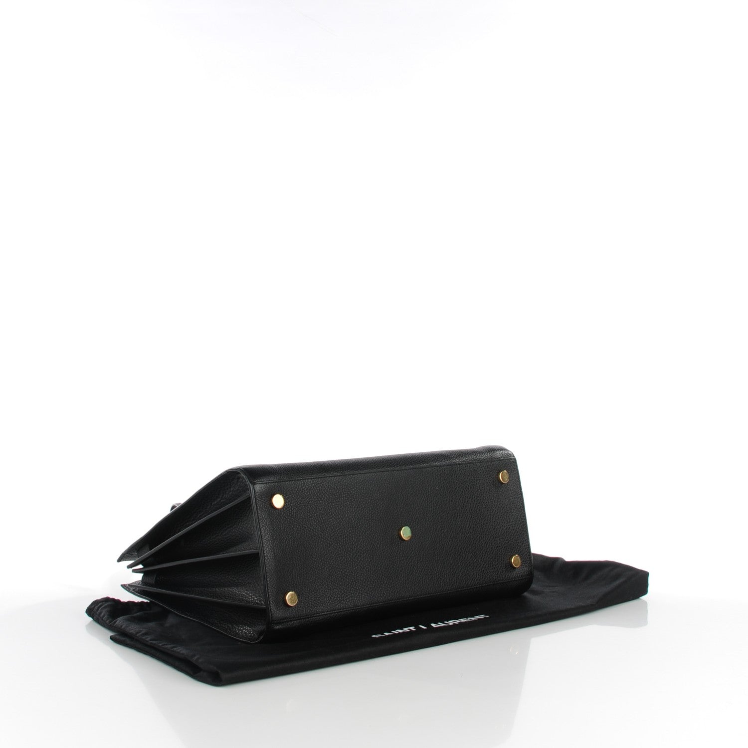 Saint Laurent Grained Calfskin Large Sac De Jour Carryall Black 4 of 7